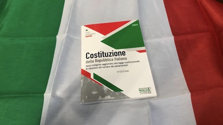 Borgomanero, il 5 giugno la consegna della Costituzione ai neo diciottenni